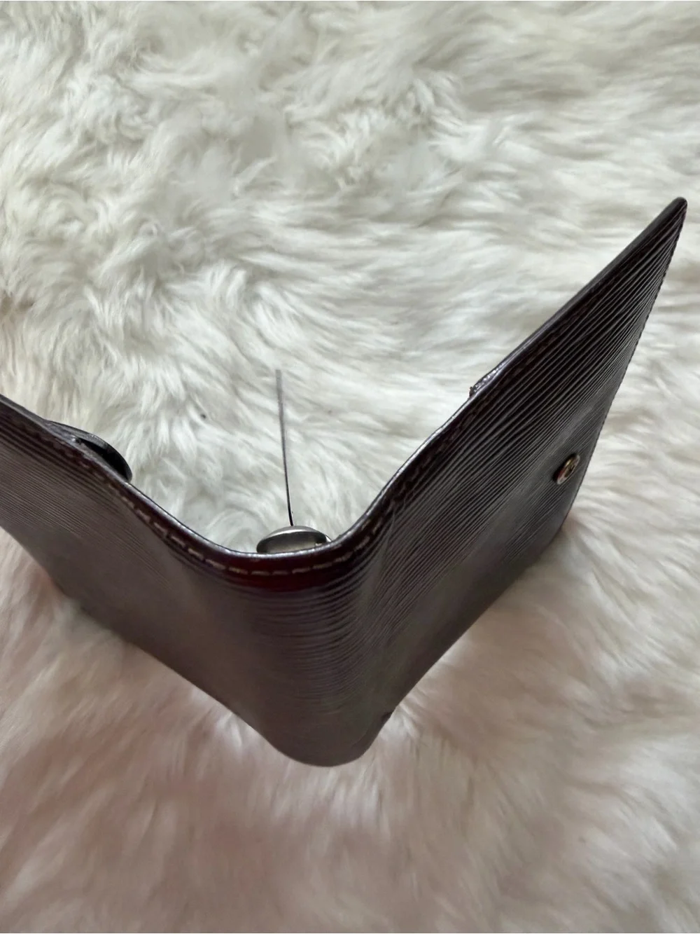Louis Vuitton Dark Brown Epi Leather PM Planner